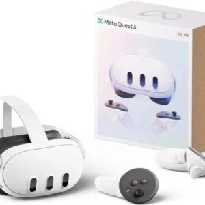 META Quest 3 VR Headset (512) GB Motion Controller  (White, For PC)
