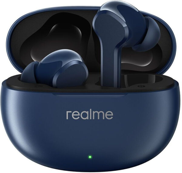 realme Buds T110 (RMA2306) with AI ENC for calls, 38 hours of Playback and Deep Bass Bluetooth  (Jazz Blue, True Wireless)