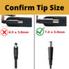 Myria laptop charger adapter Big tip 65 W Adapter  (Power Cord Included) - Image 2
