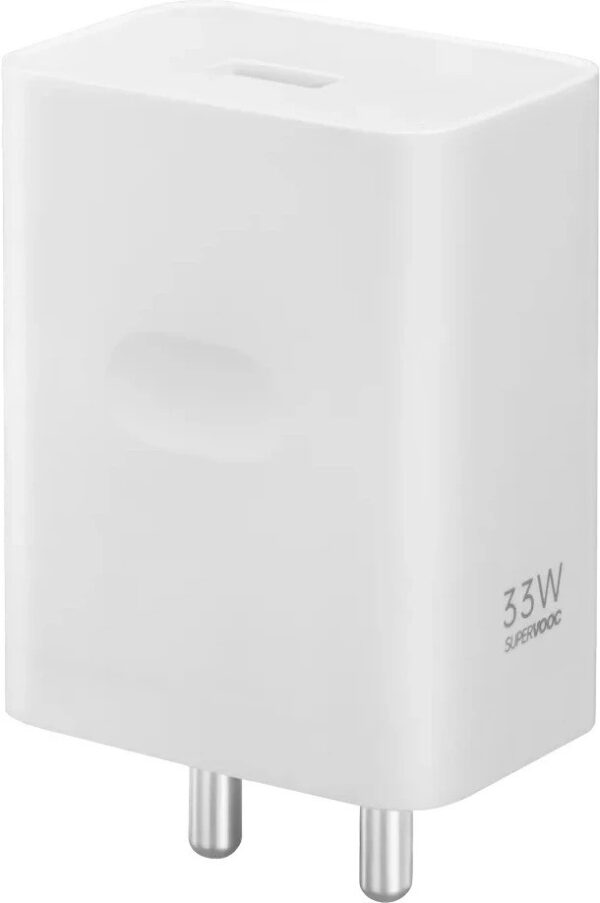 OPPO 33 W SuperVOOC 3 A Wall Charger for Mobile  (White)