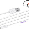 TROST Micro USB Cable 2 A 3 m Extra Long (3 Mtr) Charging/Sync A Plus Champ  (Compatible with Karbonn A Plus Champ, White, One Cable) - Image 4