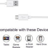 TROST Micro USB Cable 2 A 3 m Extra Long (3 Mtr) Charging/Sync A Plus Champ  (Compatible with Karbonn A Plus Champ, White, One Cable) - Image 3