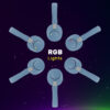 ZEBRONICS Zeb-Duke, with 60h Backup, BT v5.3, Gaming Mode, ENC, LED Lights, Dual Pairing Bluetooth  (Blue, On the Ear) - Image 3